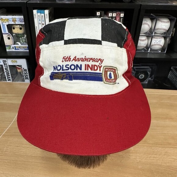 Vintage Molson Export Molson Indy 5oth anniversary Painters Hat Racing - Picture 1 of 5